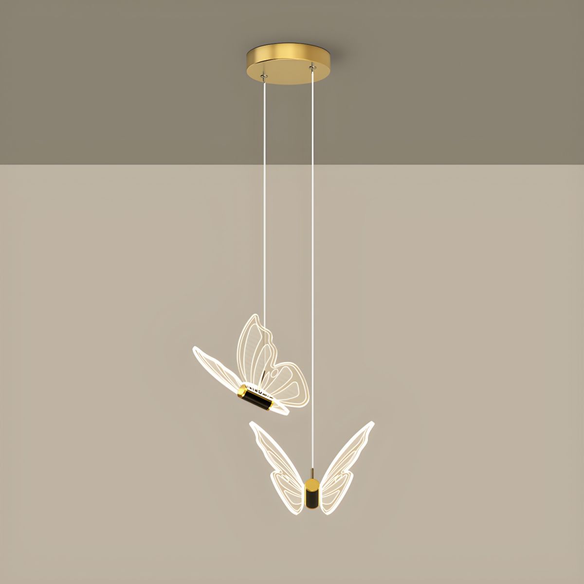 Pyralis - Elegant Butterfly Design Pendant Lamp for Living Room and Children's Room