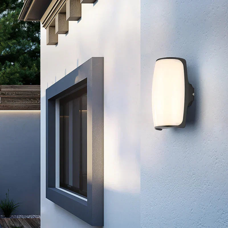 Astyra – Outdoor Wall Lamp LED Waterproof IP65 Black Modern