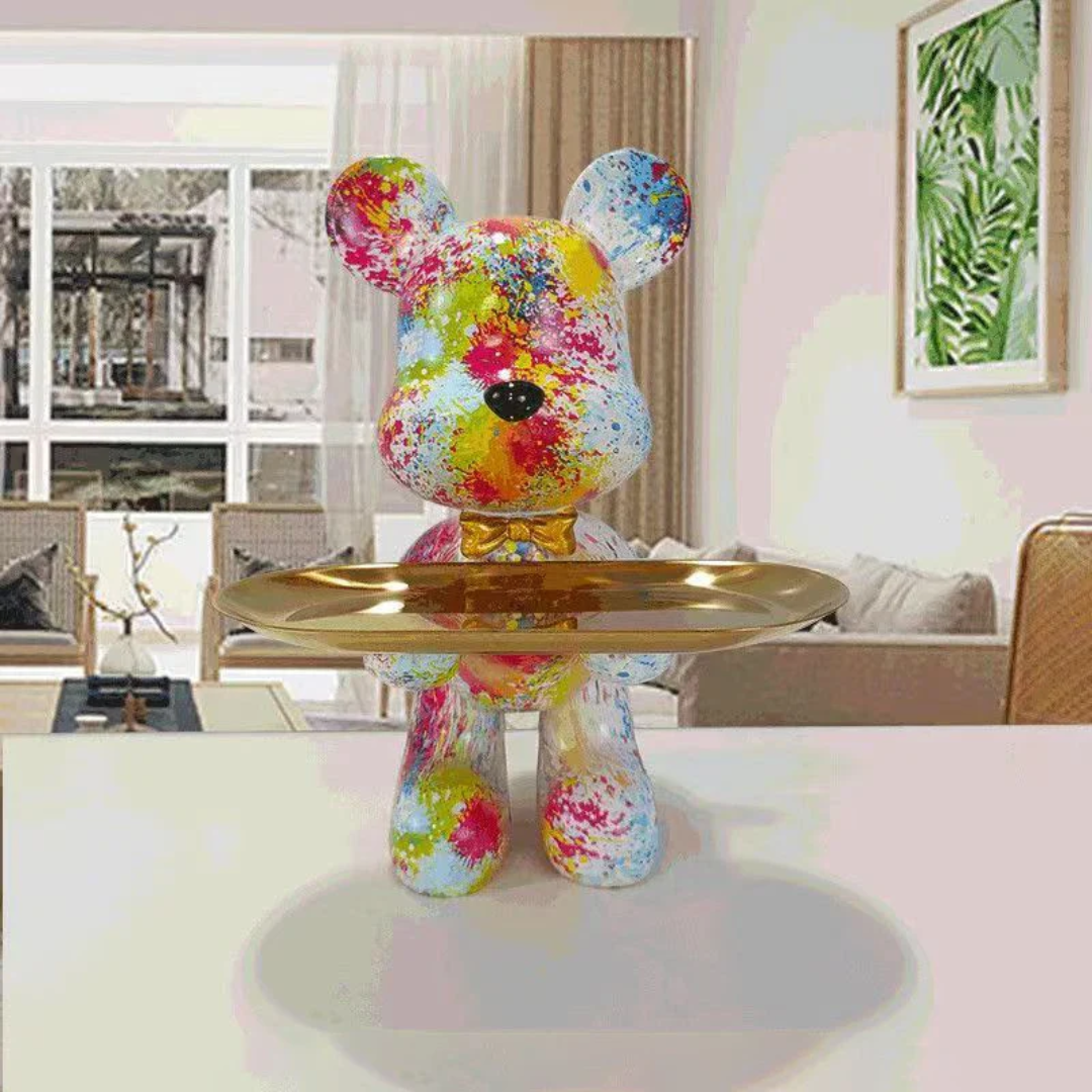 Shyro - Artistic Graffiti Bear Statue