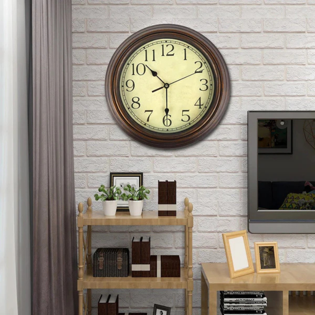 Nostga - Classic Retro Wall Clock for the Living Room