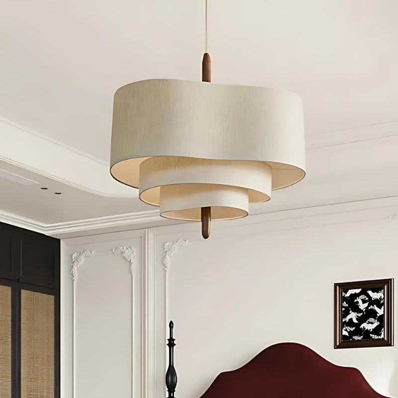 Floressa - Elegant Fabric Chandelier for Cozy Lighting