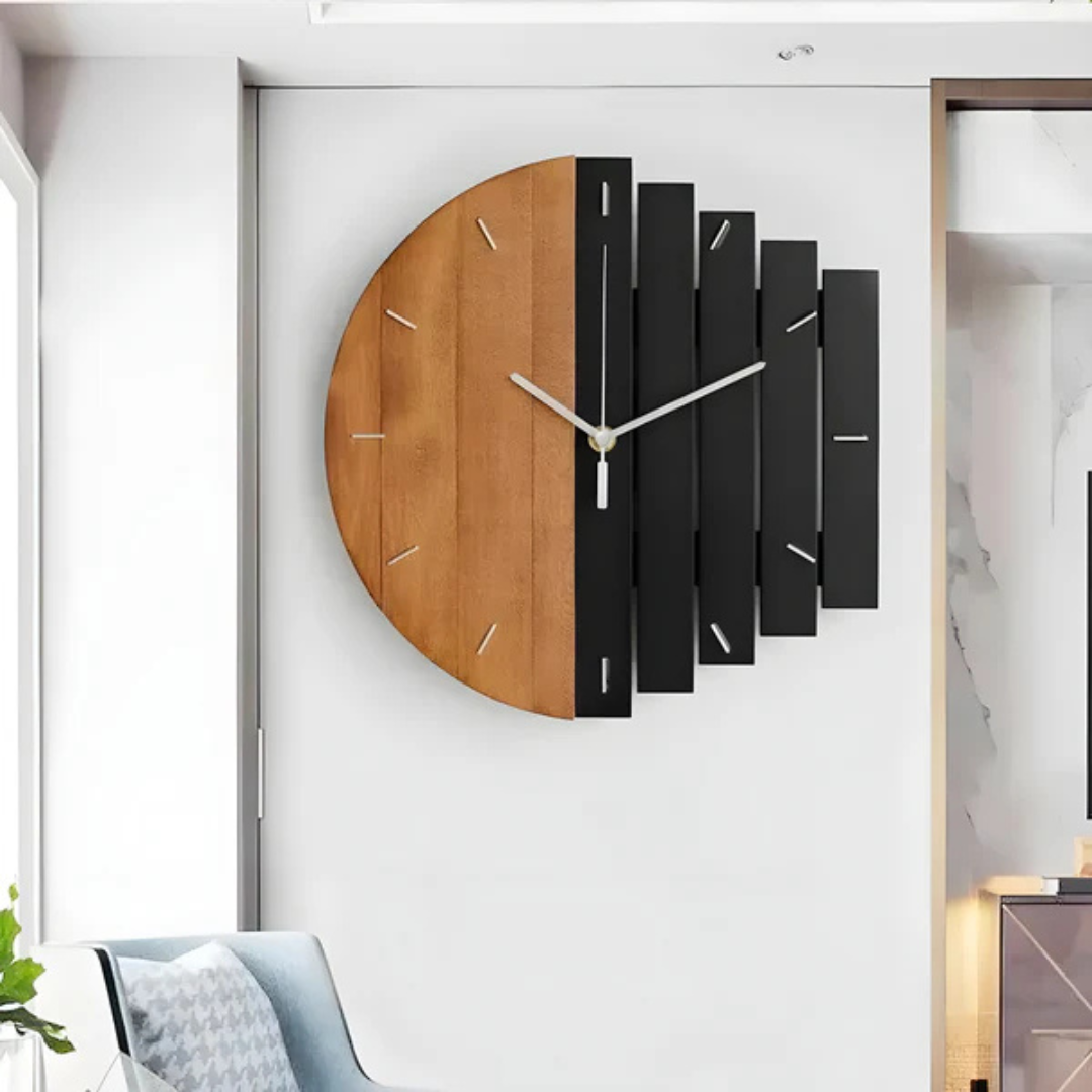 Vesper – Large Wooden Wall Clock Living Room