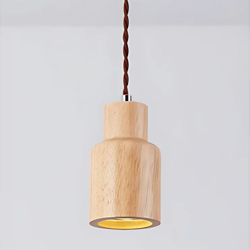 Thalene - Scandinavian Modern Wooden LED Pendant Lamp