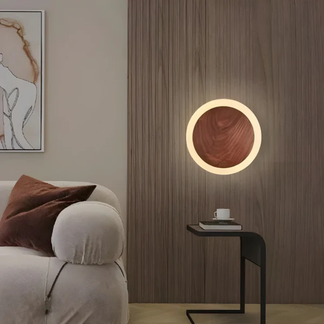 Nalo - Scandinavian Wooden LED Wall Lamp