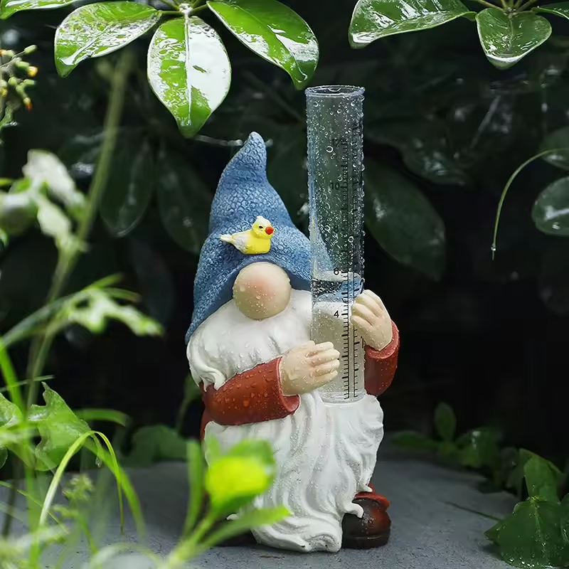 Soraya – Garden Gnome Rain Gauge Resin Statue