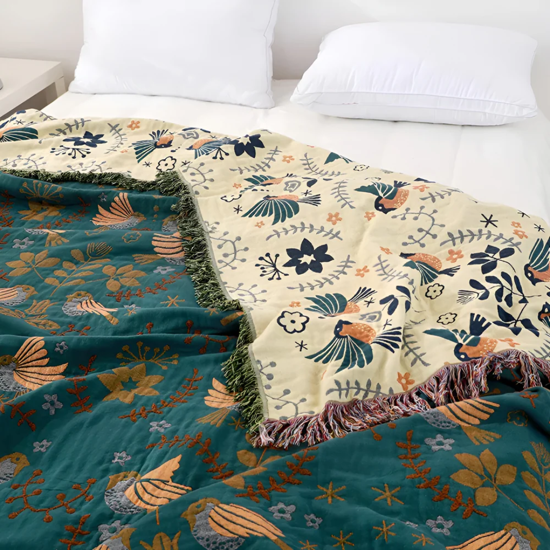 Fexor - Warm Embroidered Blanket