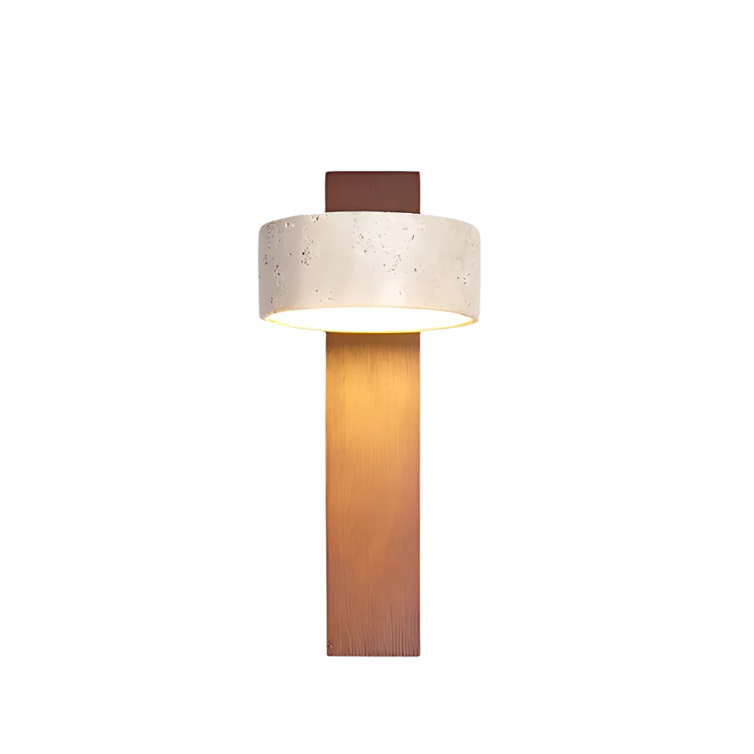 Fotis - Wabi Sabi Wall Lamp | Travertine Indoor Wall Lighting
