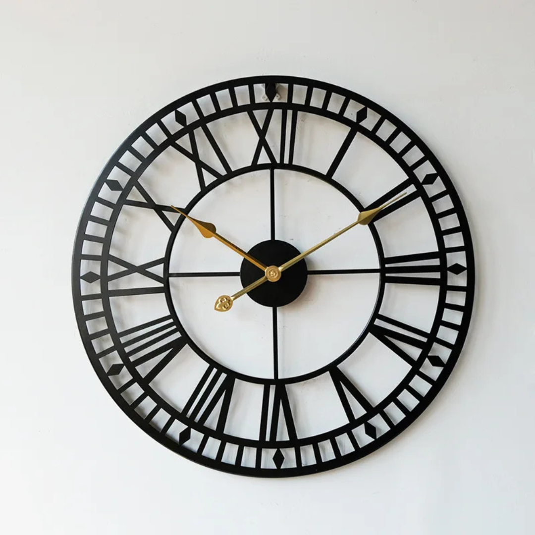 Epohi - Retro Wandklok Voor De Woonkamer