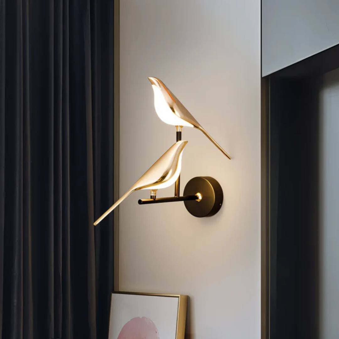 Bird – Luxury Gold Bird Wall Lamp