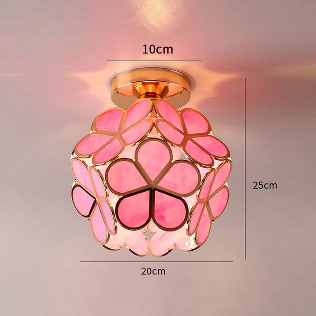 Zyvia - Luxury Glass Flower Ceiling Lamp
