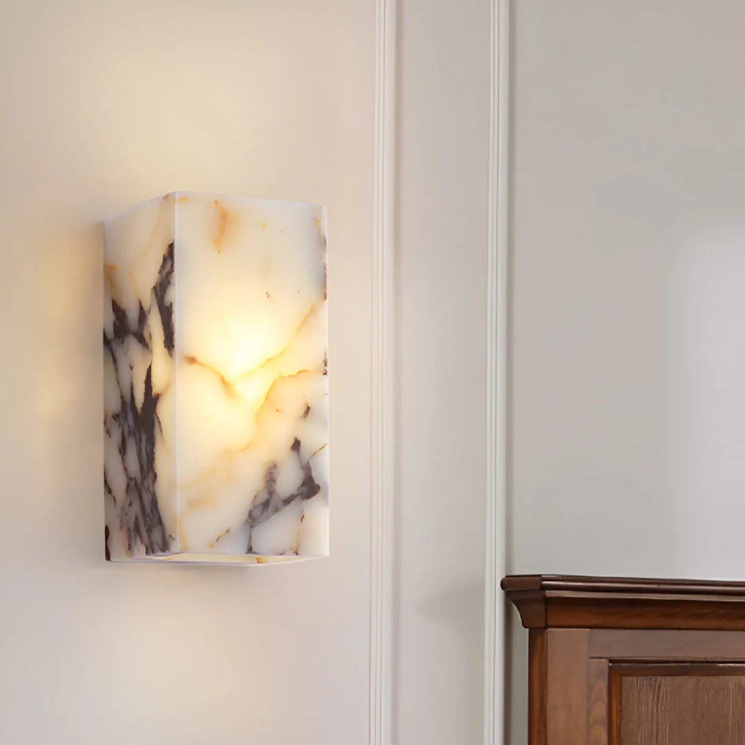 Xera - Luxury Marble Natural Stone Wall Lamp