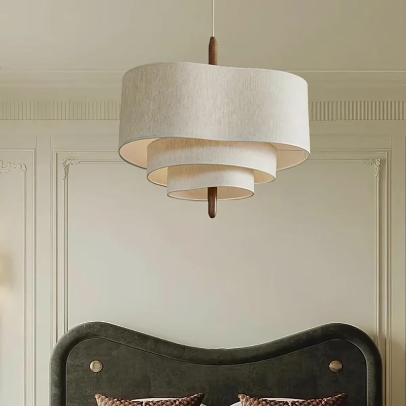 Floressa - Elegant Fabric Chandelier for Cozy Lighting