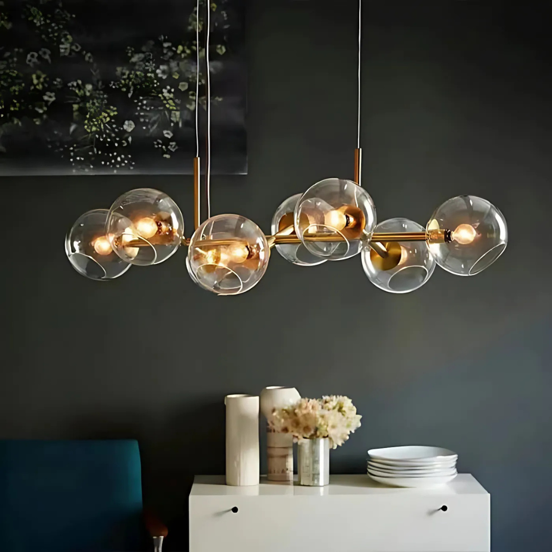 Spot Luxe Hanglamp Glas – Luxury Glass Pendant Light Dining Table