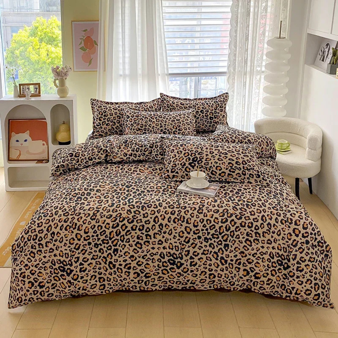 Savannah – Luxury Leopard Print Duvet Cover