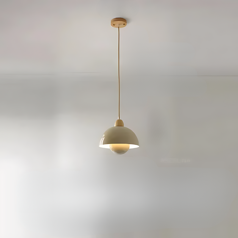 Amarelia – Rustic Wooden Pendant Lamp Warm Ambient Lighting