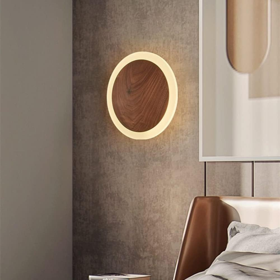 Nalo - Scandinavian Wooden LED Wall Lamp