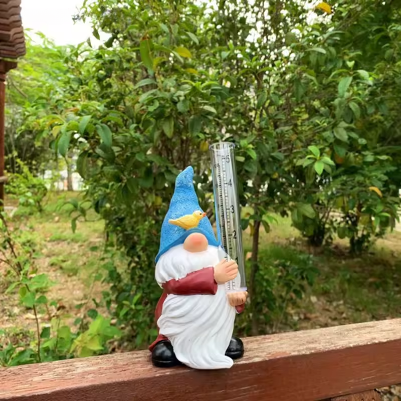 Soraya – Garden Gnome Rain Gauge Resin Statue