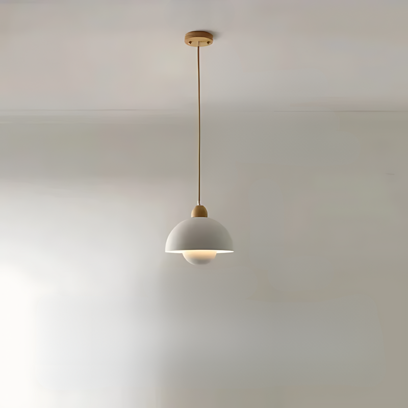 Amarelia – Rustic Wooden Pendant Lamp Warm Ambient Lighting
