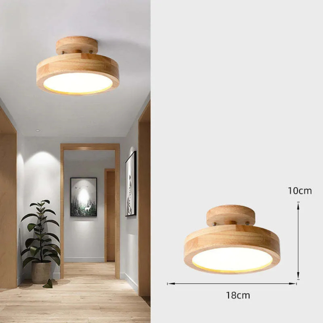 Illumine - Wooden LED Ceiling Lamp