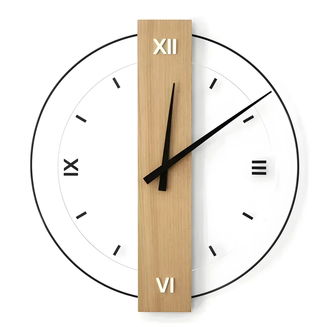 Aurra - Large Silent Wall Clock for Living Room