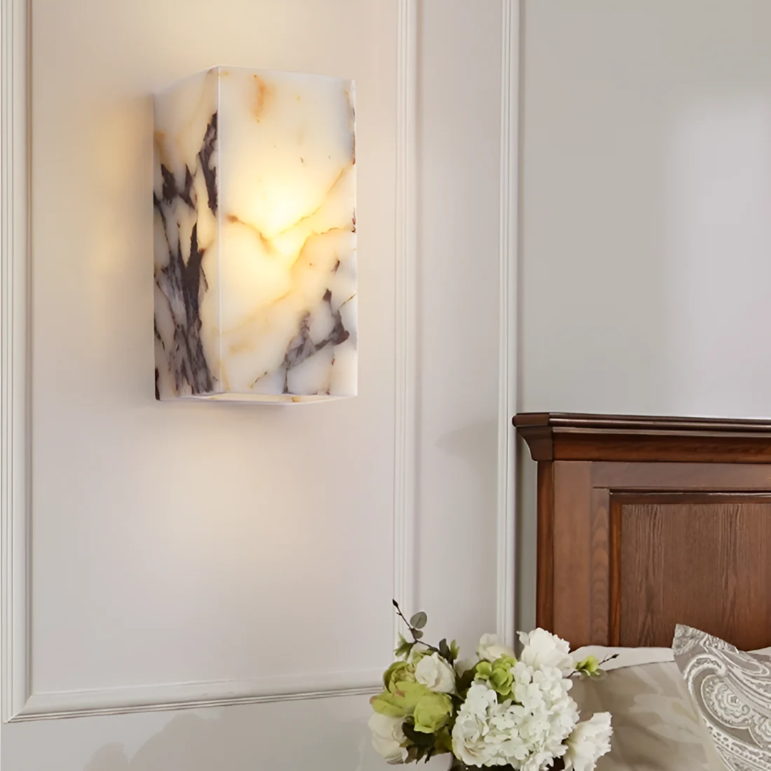 Xera - Luxury Marble Natural Stone Wall Lamp