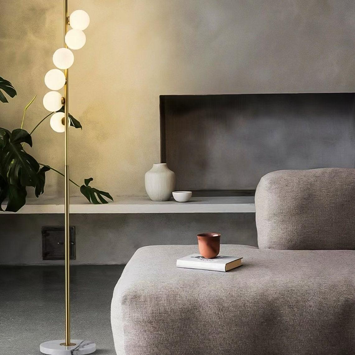 Mirelba – 6 Light Gold Floor Lamp