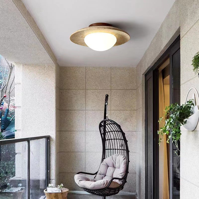 Lyonea – Minimalist Travertine Ceiling Lamp
