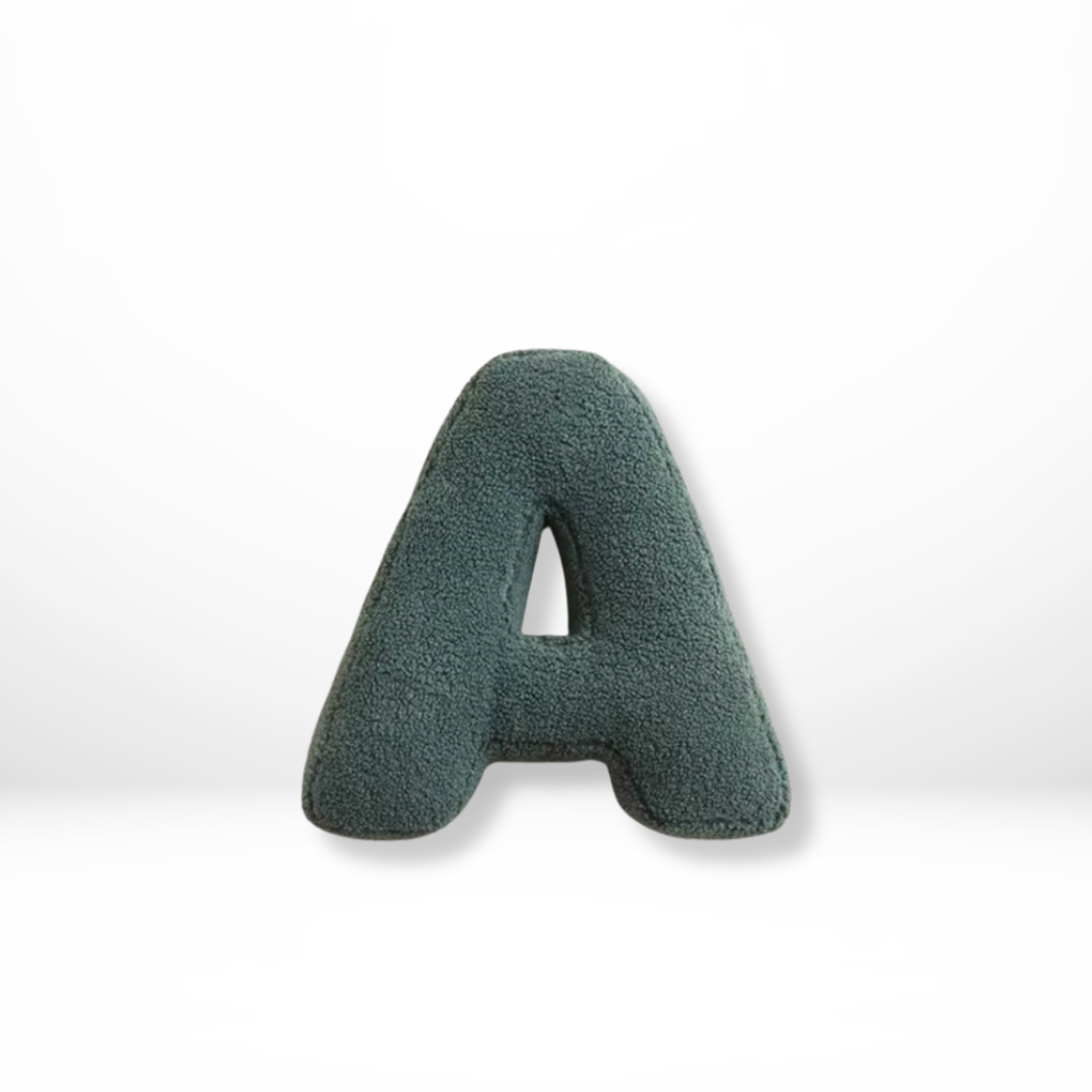 Avenia - Velvet Alphabet Decorative Cushion With Letters A To Z