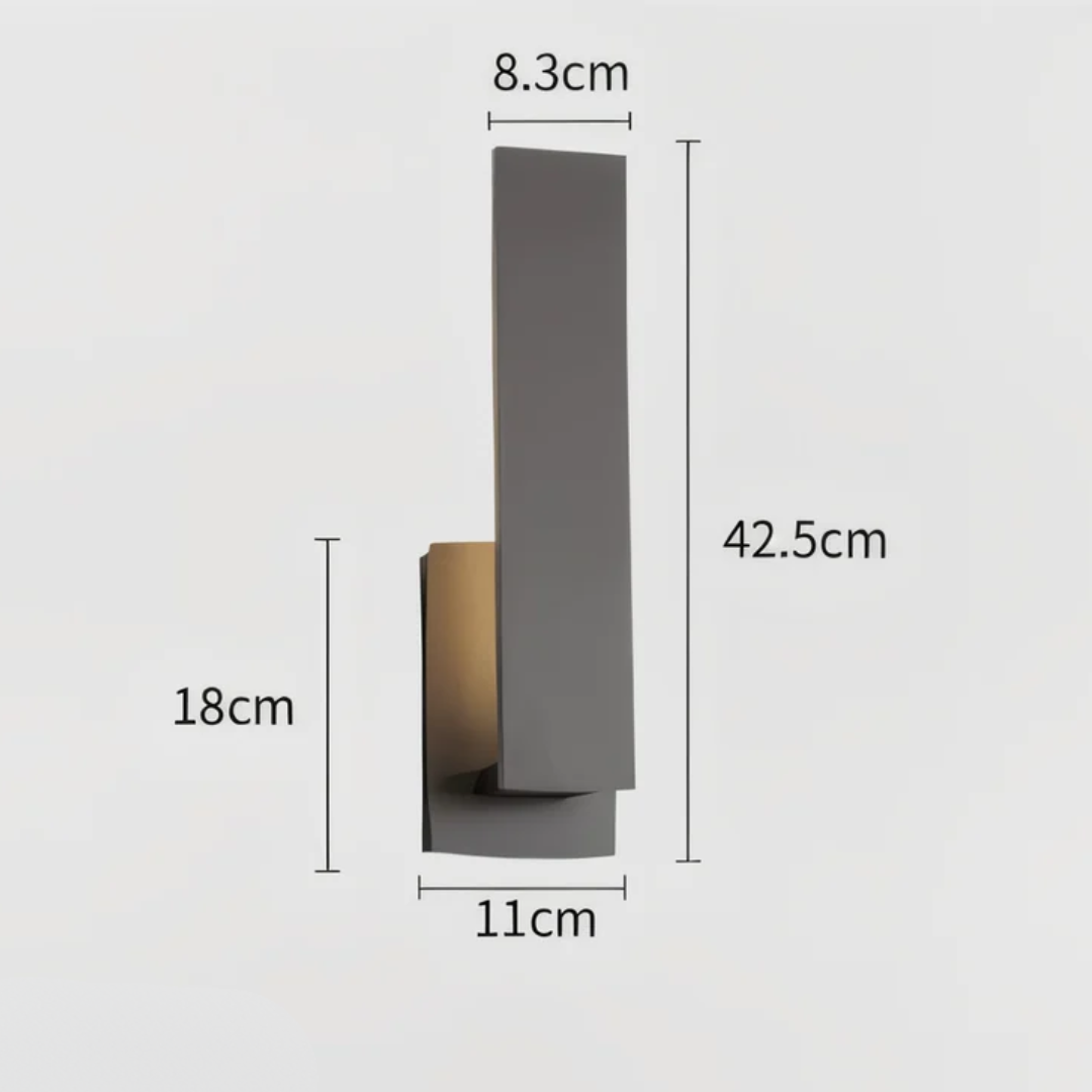 Lyrux – Minimalist LED Outdoor Wall Lamp