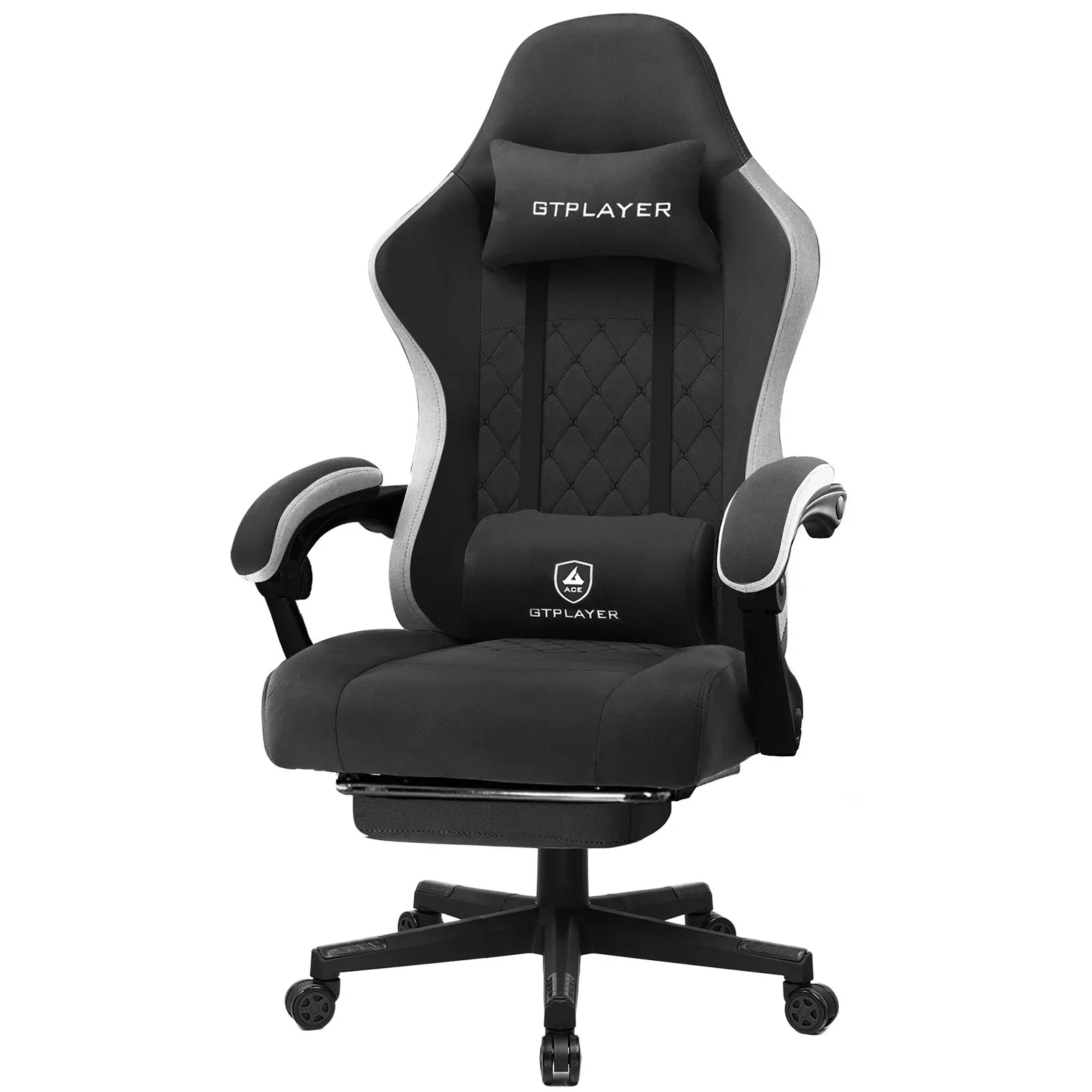 Arionis - Gaming Office Chair with Pocket Spring Cushion, Armrests and Footrest