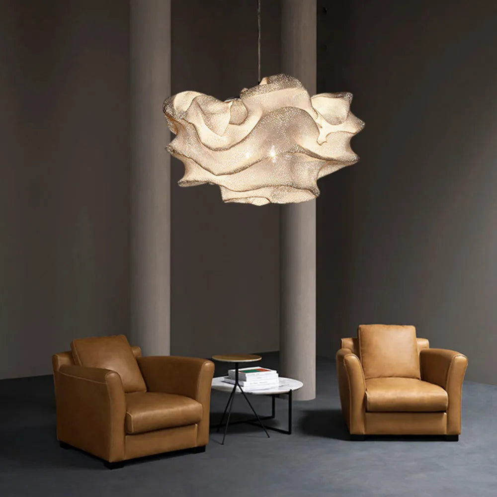 Adeo - Modern Cloud-Shaped Pendant Lamp in White