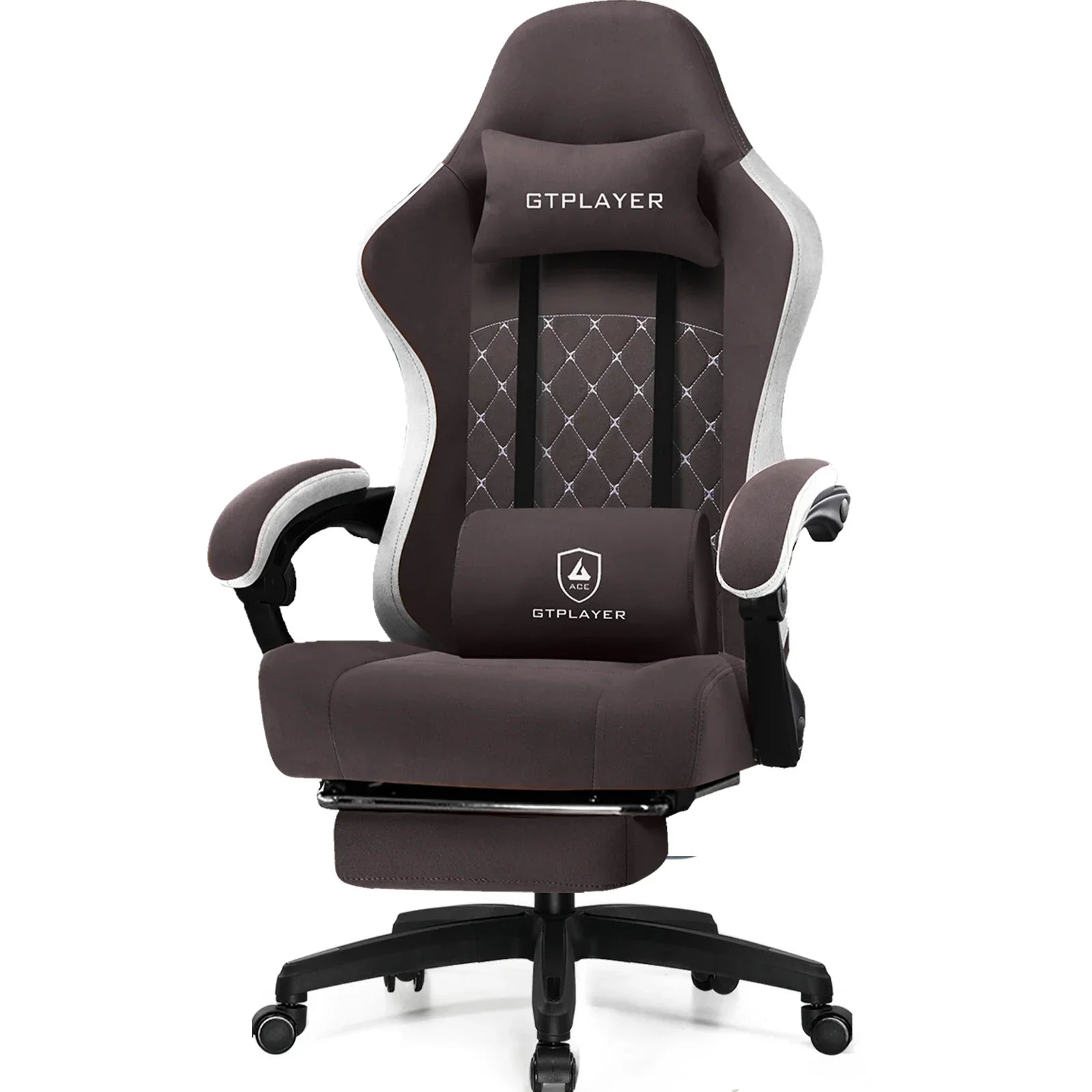 Arionis - Gaming Office Chair with Pocket Spring Cushion, Armrests and Footrest