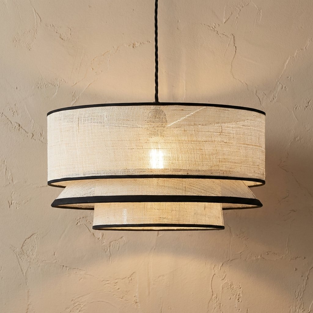 Amoreva – Beige Handmade Japandi Wabi Sabi Chandelier