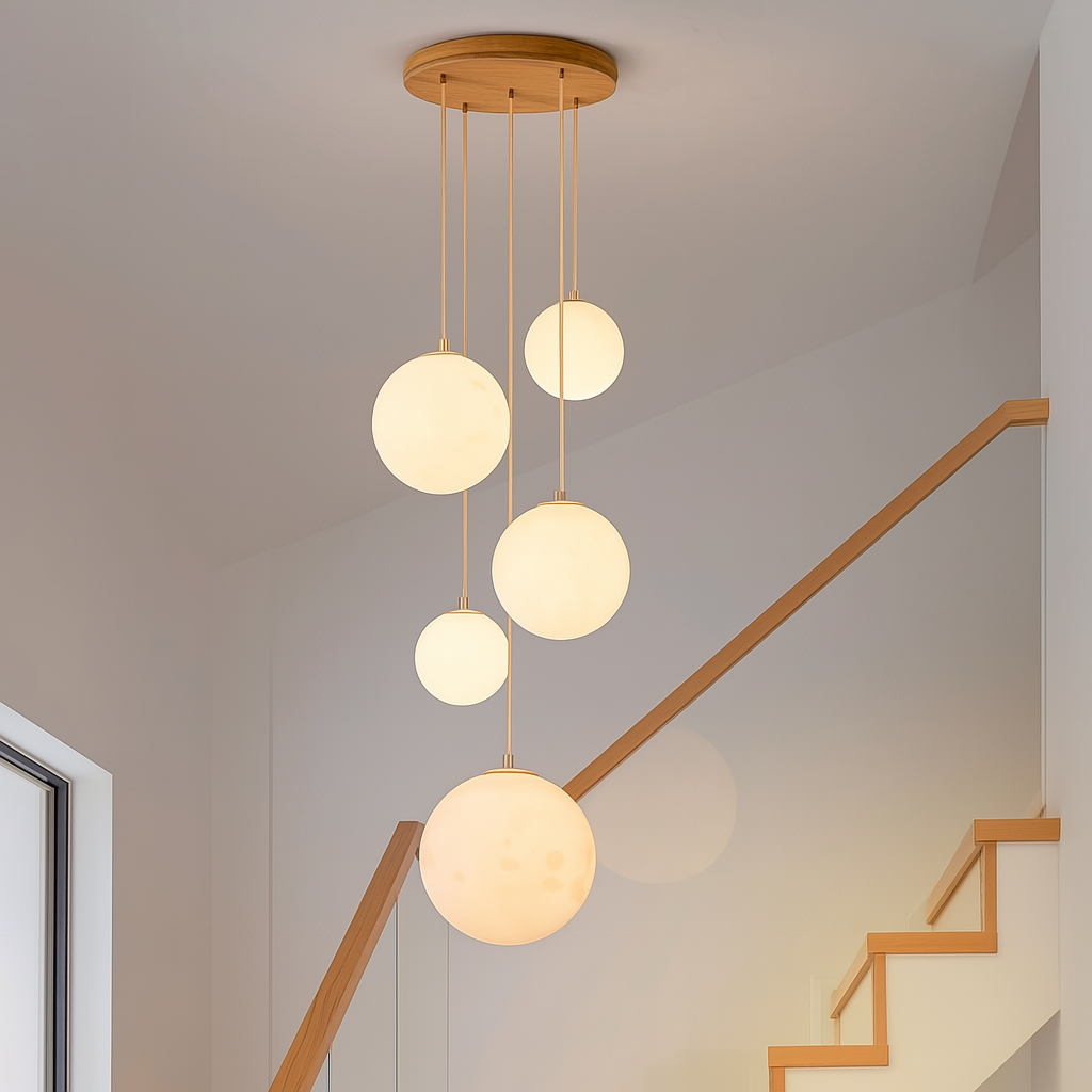 Lunavera - Spherical Staircase Chandelier