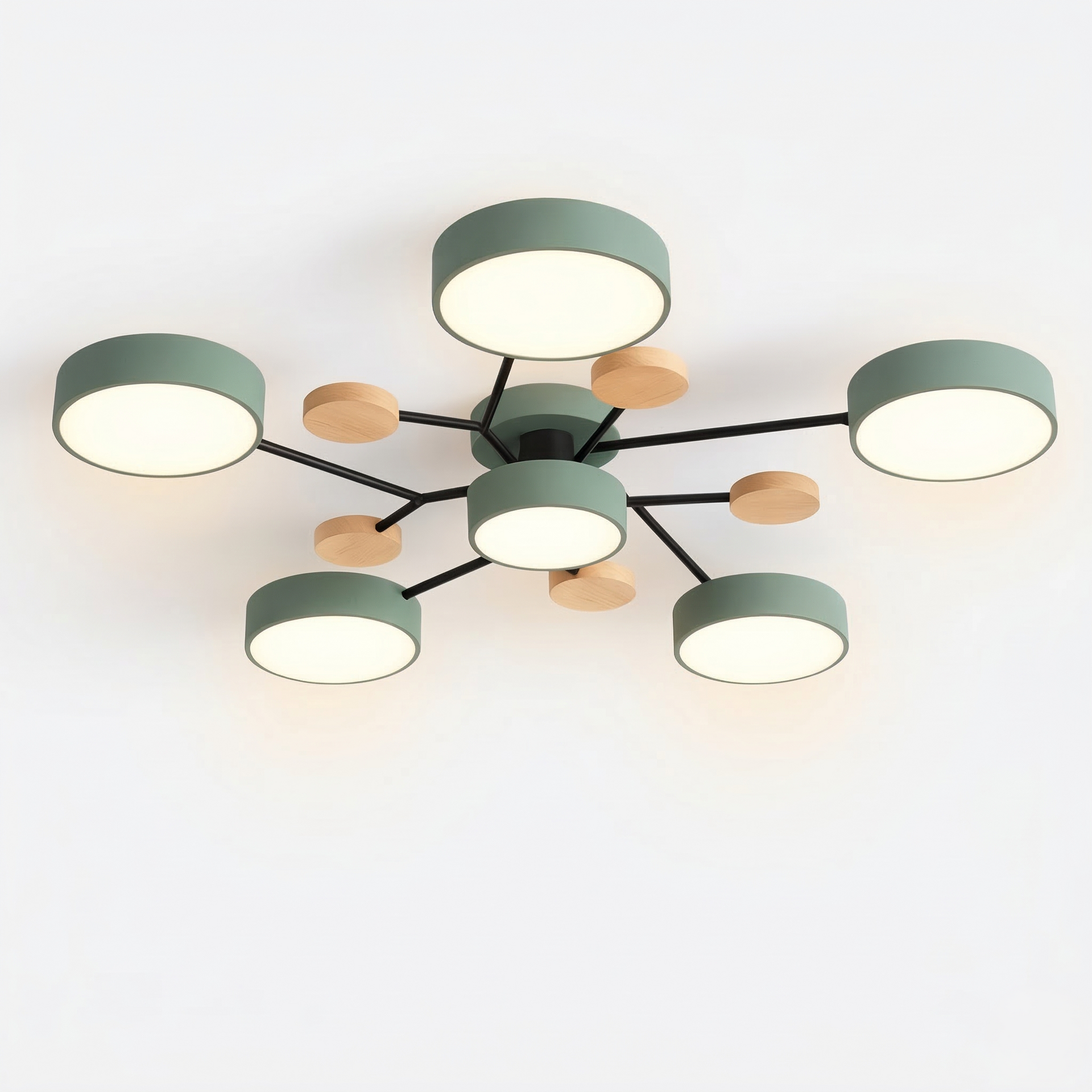 Orvexa – Modern LED Ceiling Light with Multi-Arm Design for Living Room & Bedroom