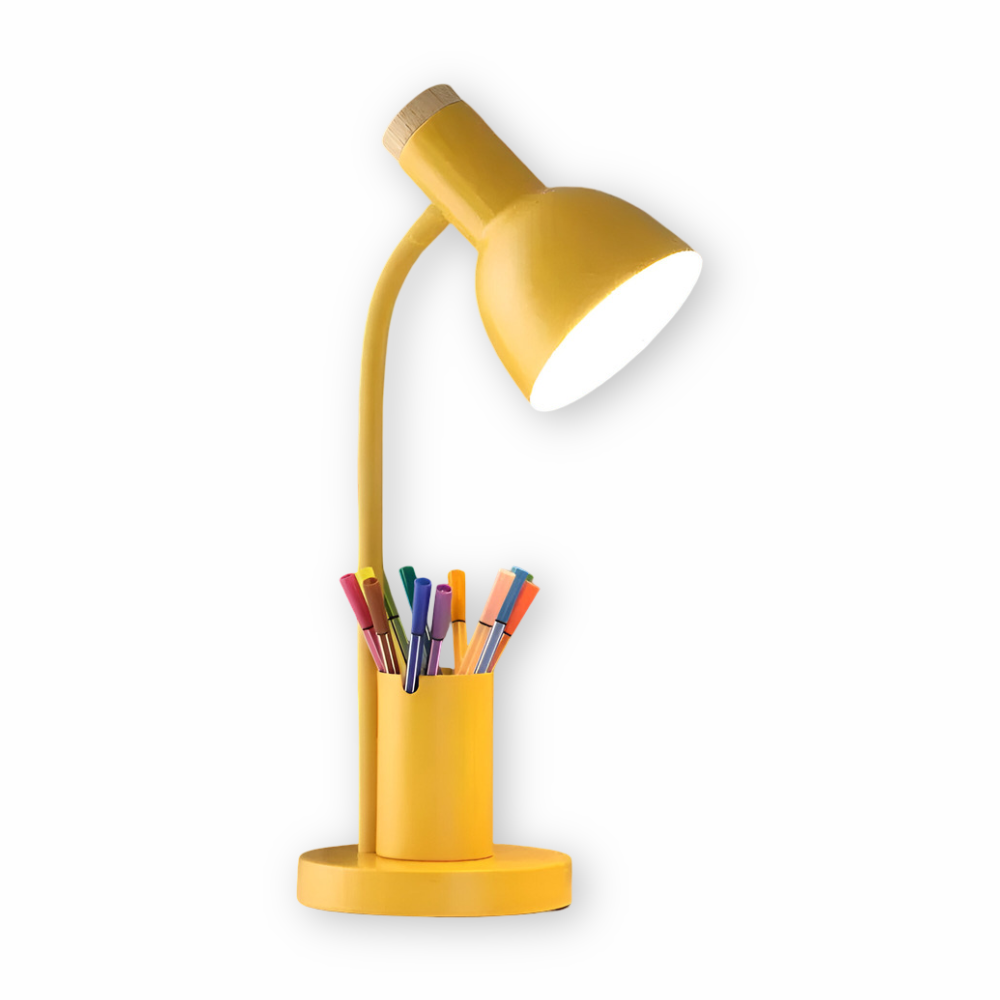 Cressida – Modern LED Table Lamp with Pen Holder