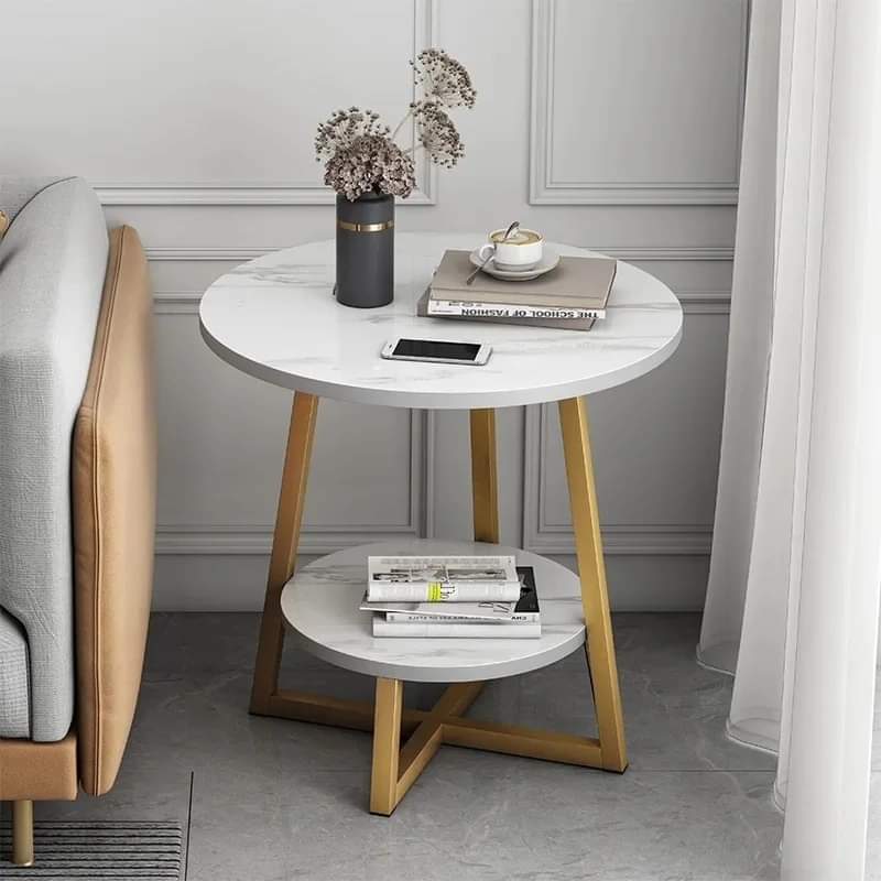 Nerentha – Marble Look Side Table