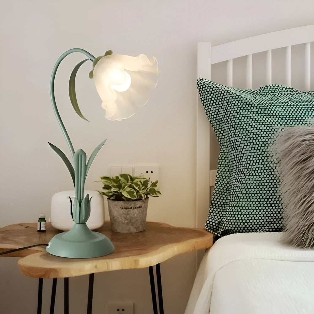 Talia – Antique French Table Lamp Floral Design