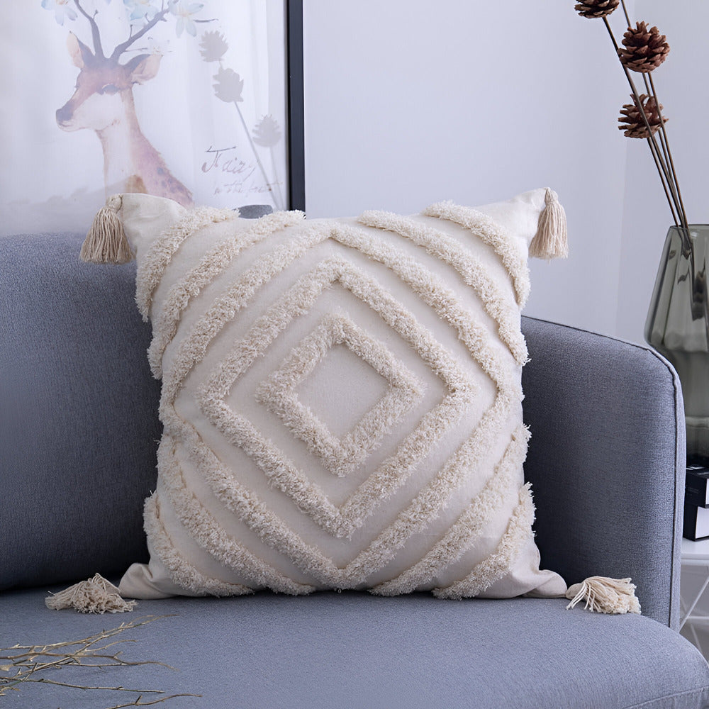 Sericae – Cotton Cushion Cover Boho Ibiza Style