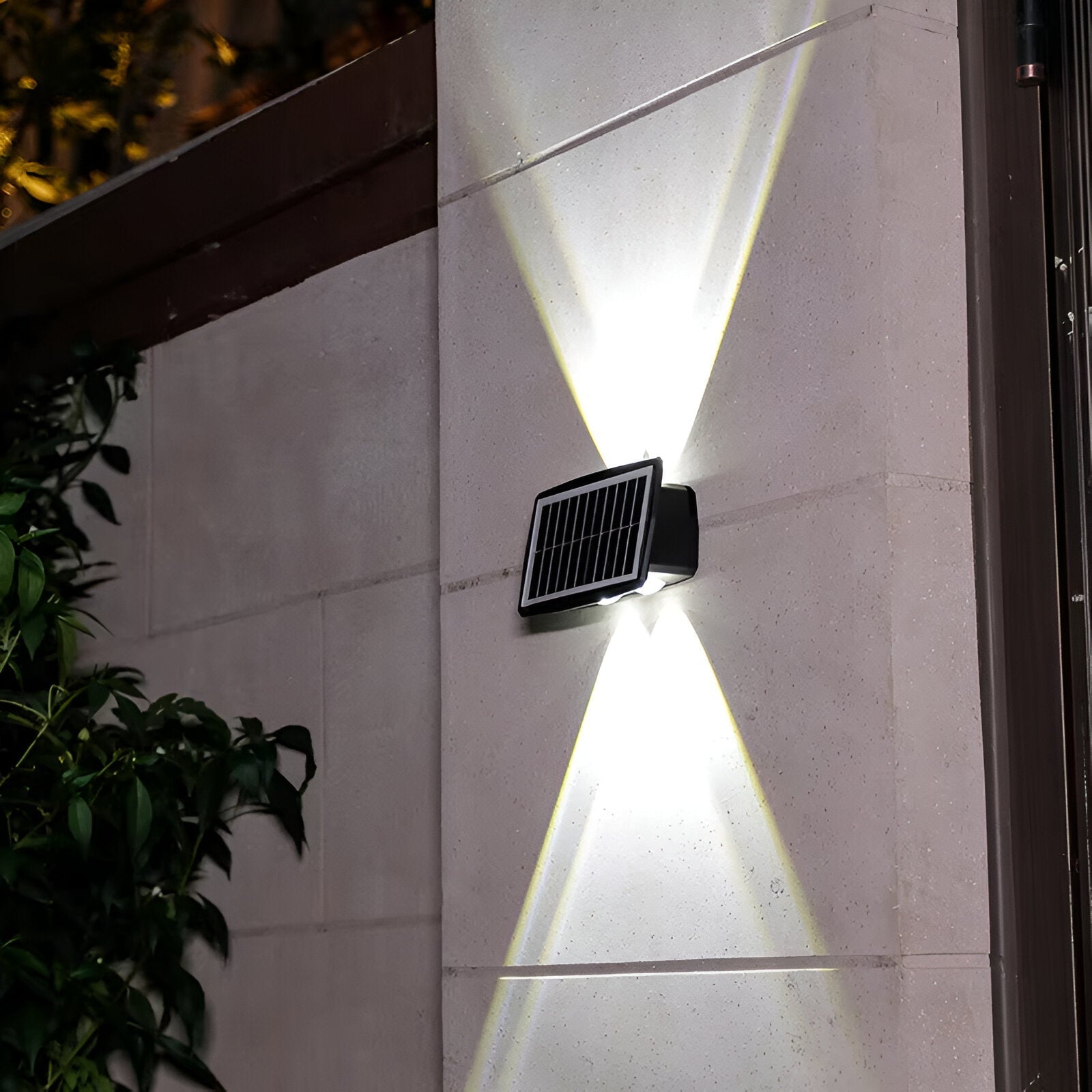 Auristia - Waterproof LED Solar Outdoor Wall Lamp with Up & Down Lighting