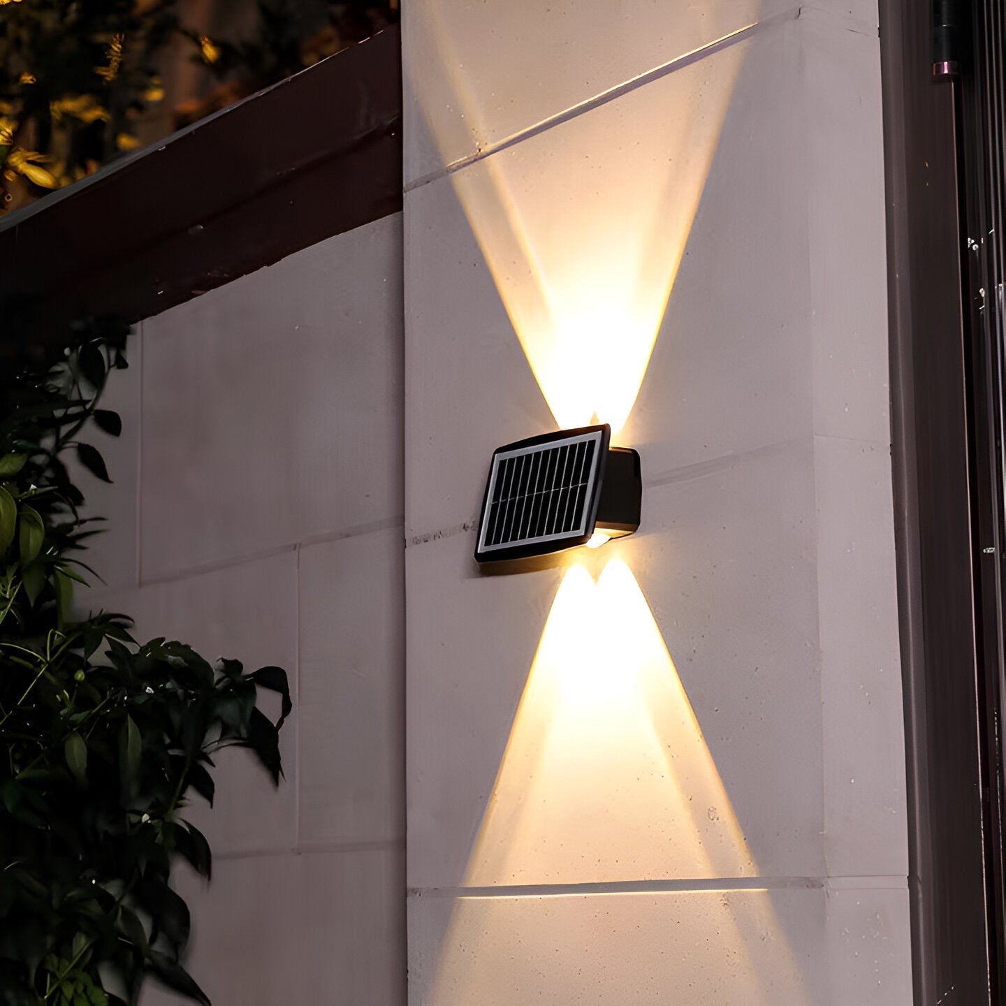 Auristia - Waterproof LED Solar Outdoor Wall Lamp with Up & Down Lighting