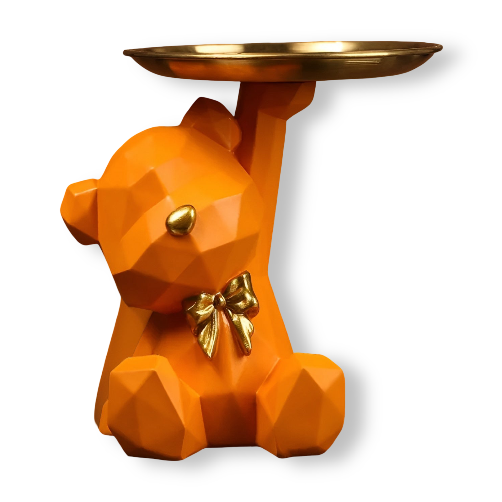 Zeniva – Decorative Geometric Bear Tray Organizer
