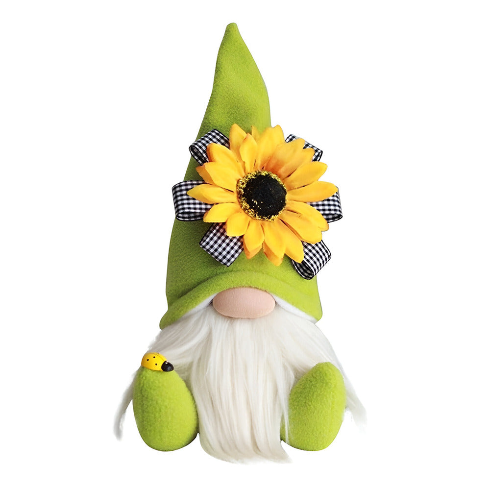 Ardalia – Handmade Gnome Figure with Yellow Sunflower