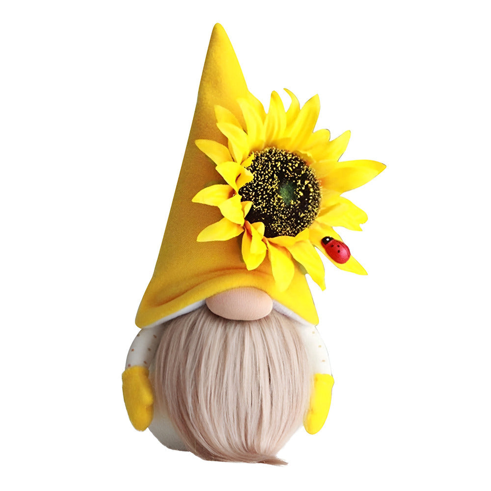 Ardalia – Handmade Gnome Figure with Yellow Sunflower