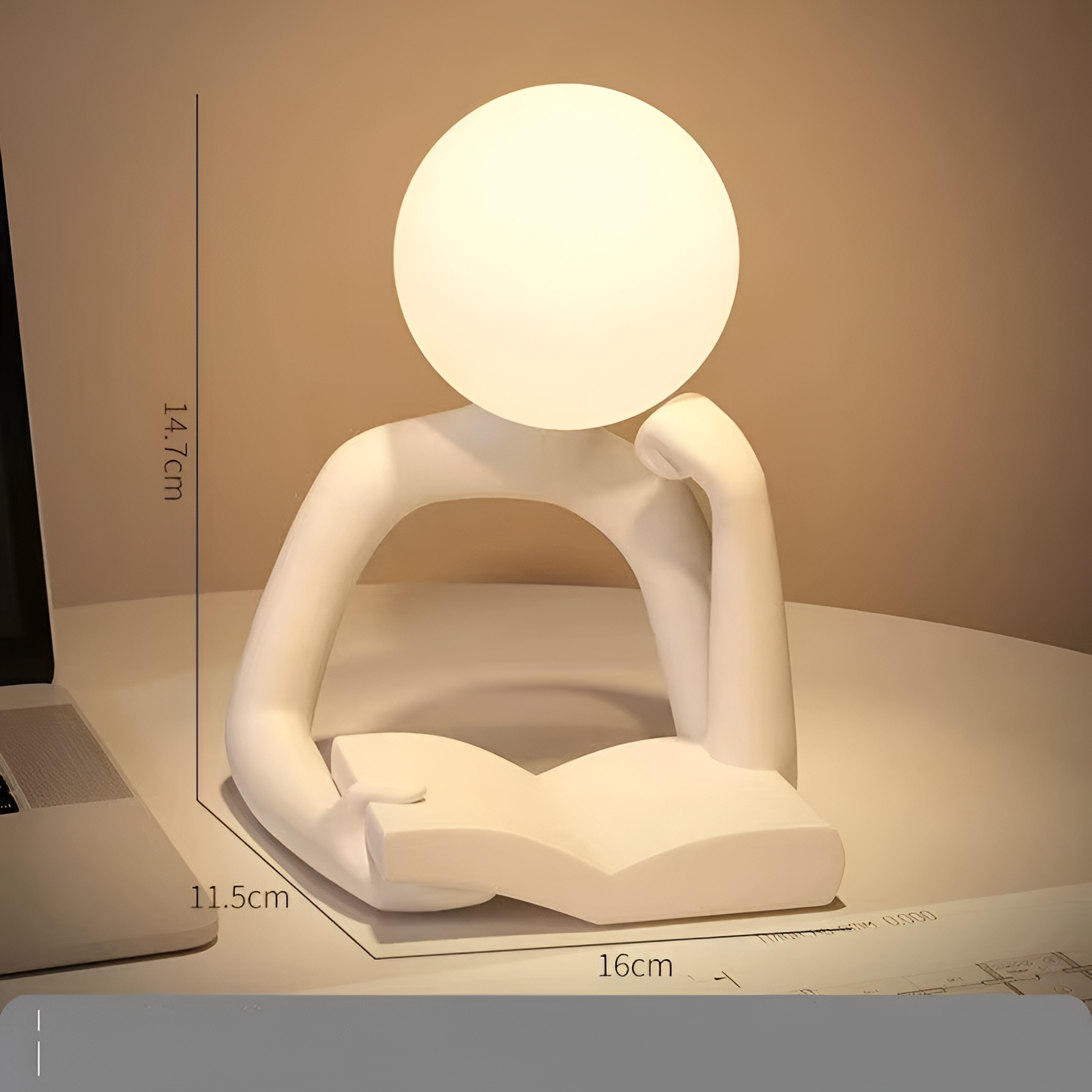 Solithra – Artistic Reading Table Lamp