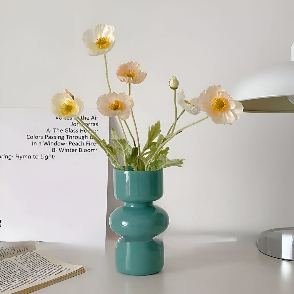 Elirona – Versatile Scandinavian Glass Vase Multiple Colors
