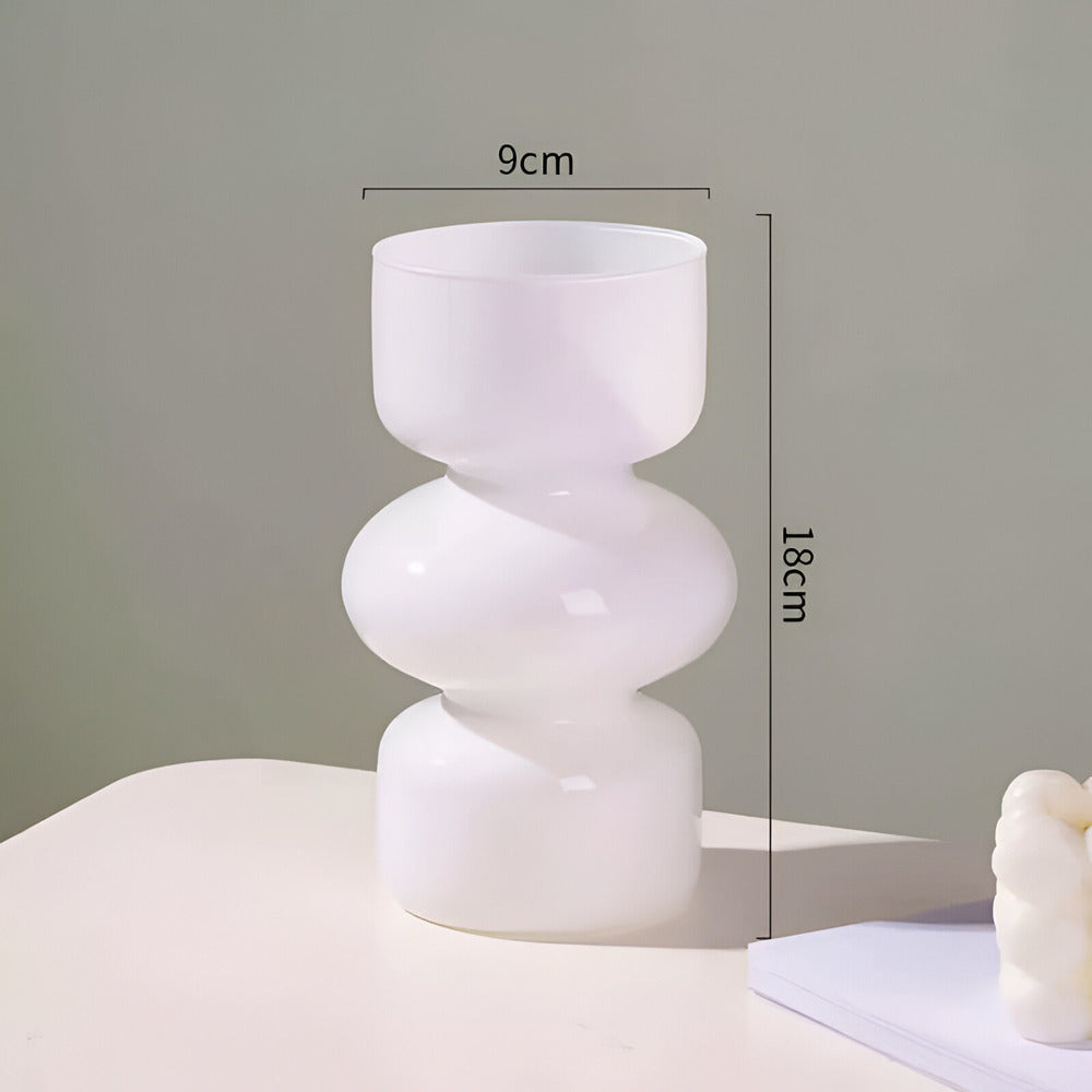 Elirona – Versatile Scandinavian Glass Vase Multiple Colors