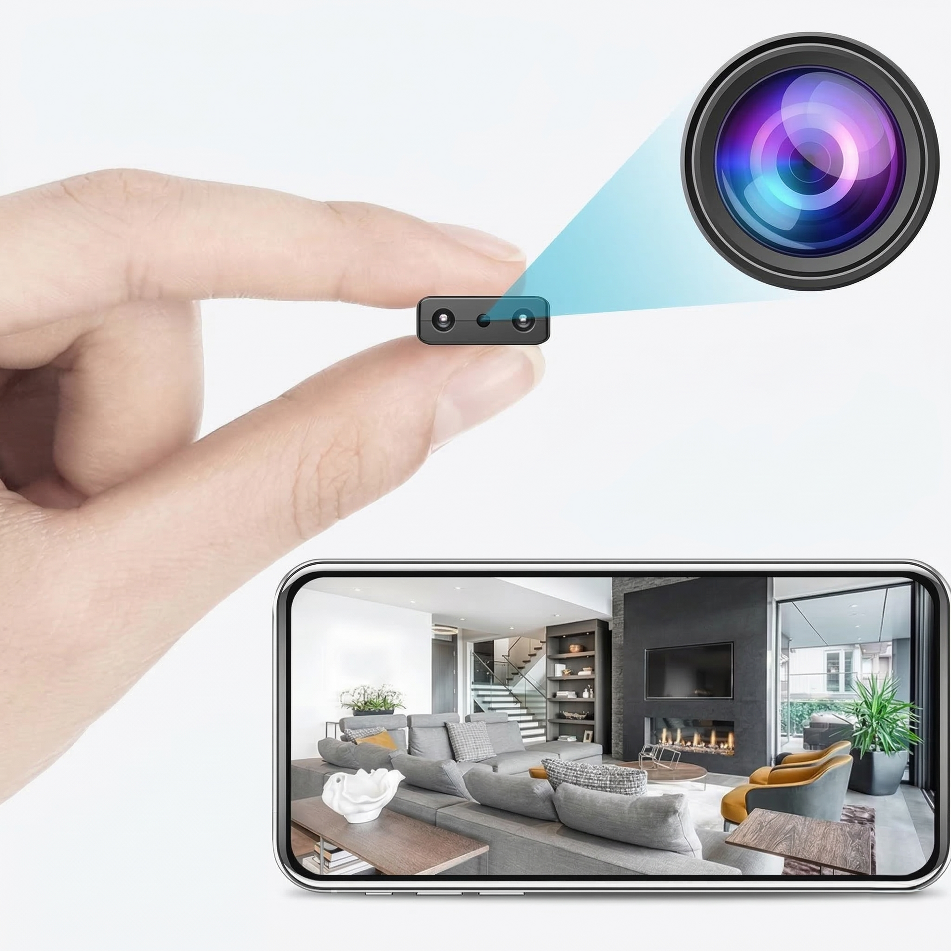 Virex – Wireless Mini WiFi Camera with Night Vision and Motion Detection
