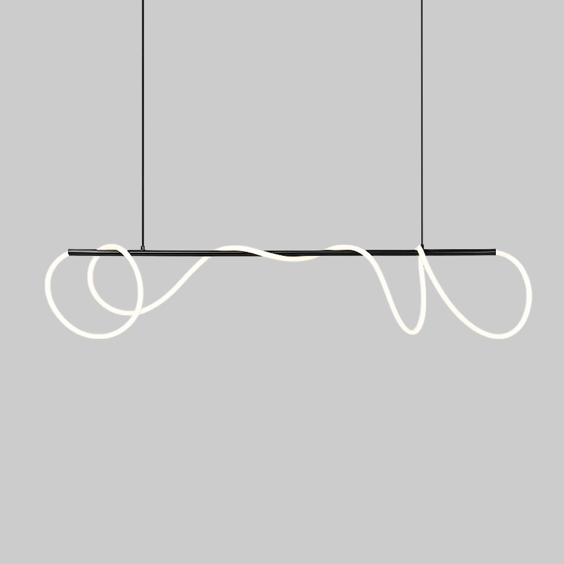 Delyra - Linear Pendant Lamp for Above the Dining Table or Kitchen