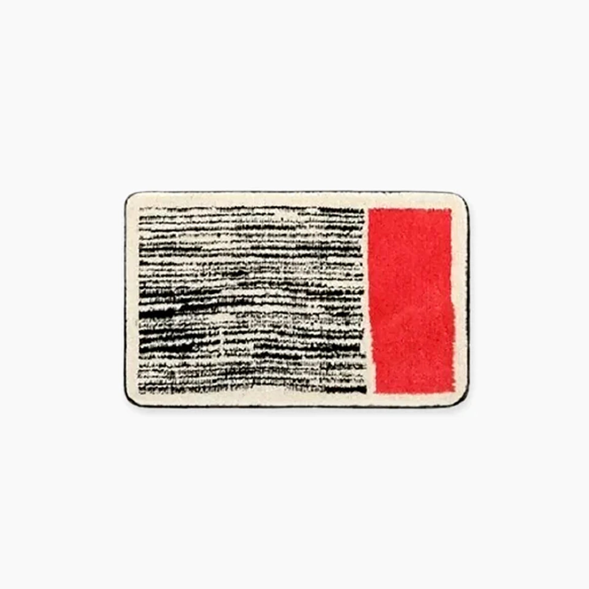 NordicFlow – Luxury Handmade Bath Mat Abstract Design Stylish Bathrooms